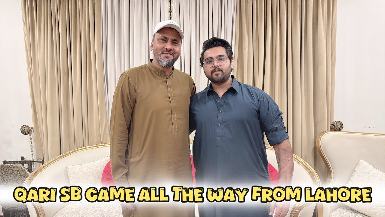Qari sb came all the way from lahore || Visited Hamid's grave