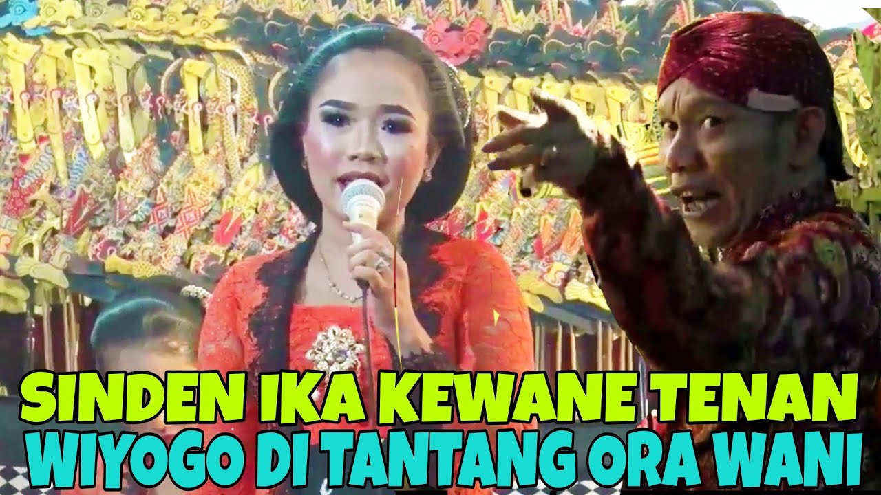 Sinden ika nantang wiyogone munggah panggung joget bareng ki dalang seno nugroho