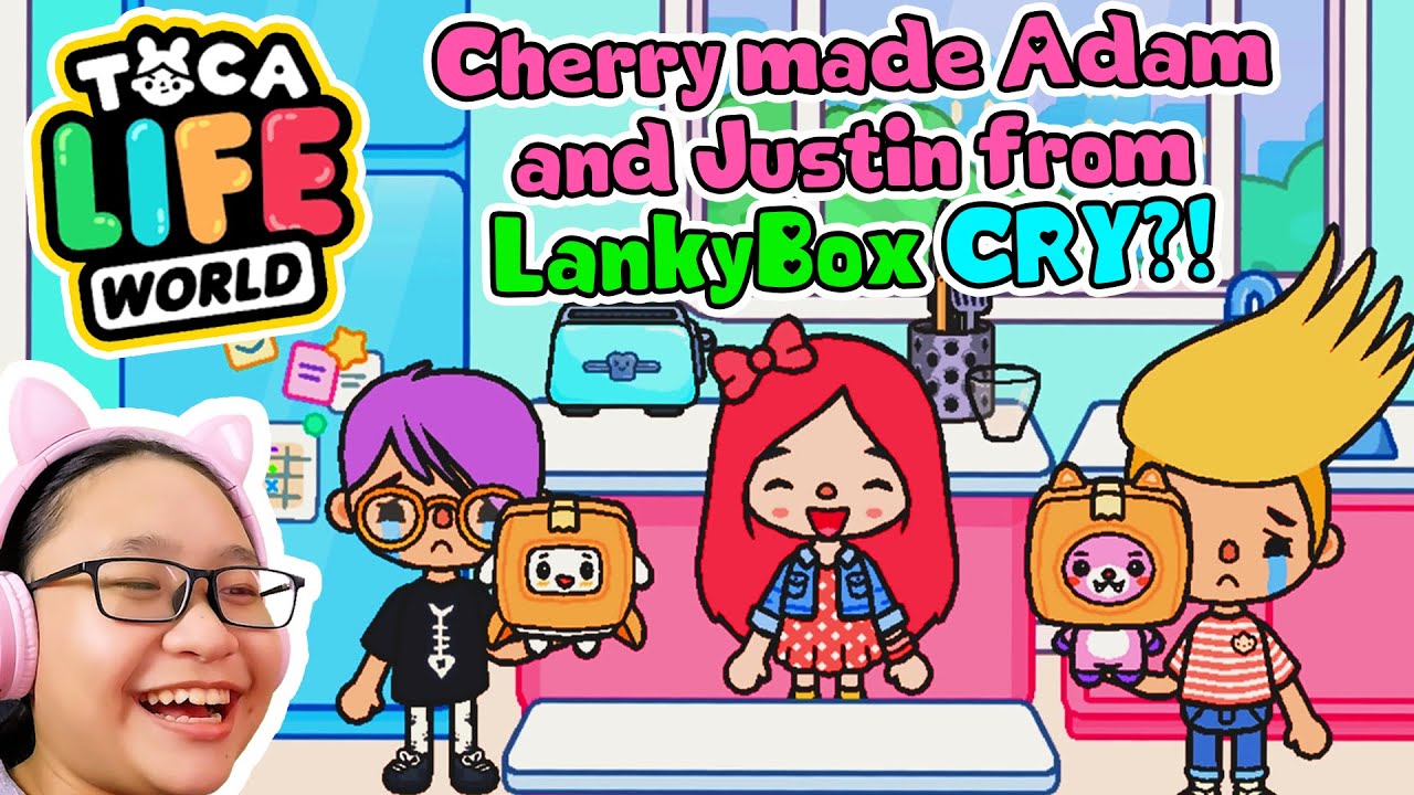 Toca Life World - Cherry Meets Lankybox and makes them CRY!!!