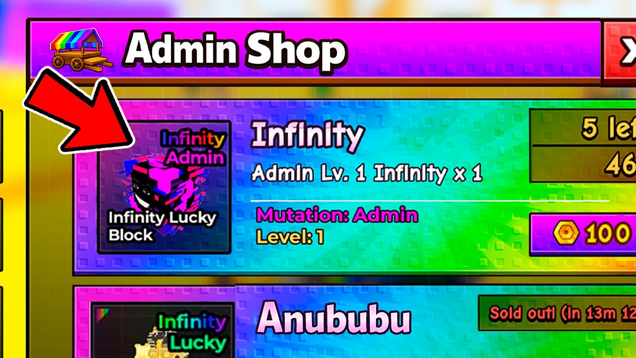 I GOT INFINITY ADMIN LUCKY BLOCK!!! Escape Tsunami For Brainrots Funny Moments