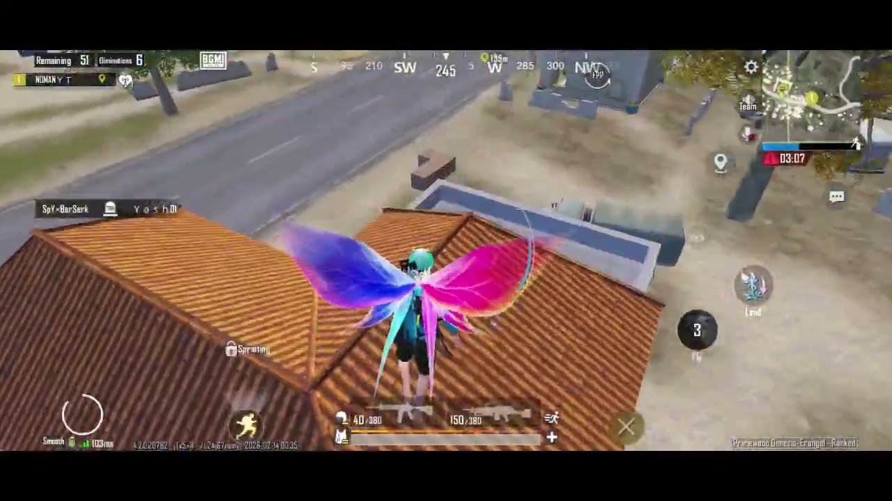 M249 👿 Tabahi FLORA WINGS Power⚡pubgm bgmiindia