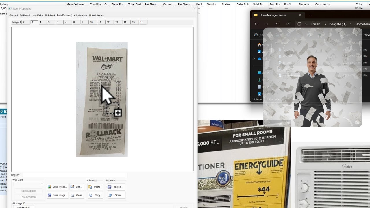 New in HomeManage 2025 - AI Receipt Scanning & Object Identification