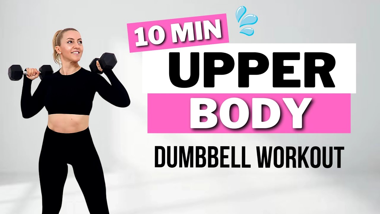 🔥10 min STANDING ARM WORKOUT - with Dumbbells🔥All Standing🔥No Squats🔥No Lunges🔥No Pushups🔥