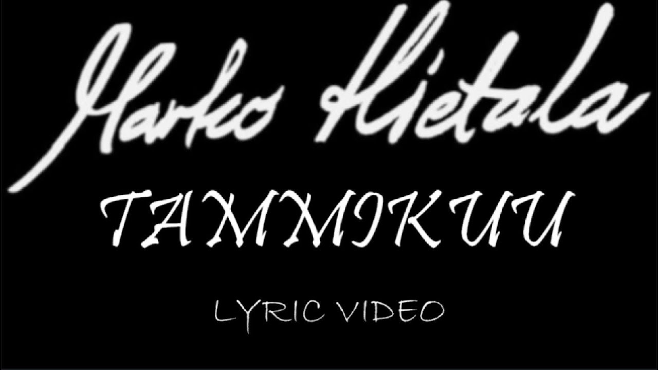 Marko Hietala - Tammikuu -  2025 - Lyric Video
