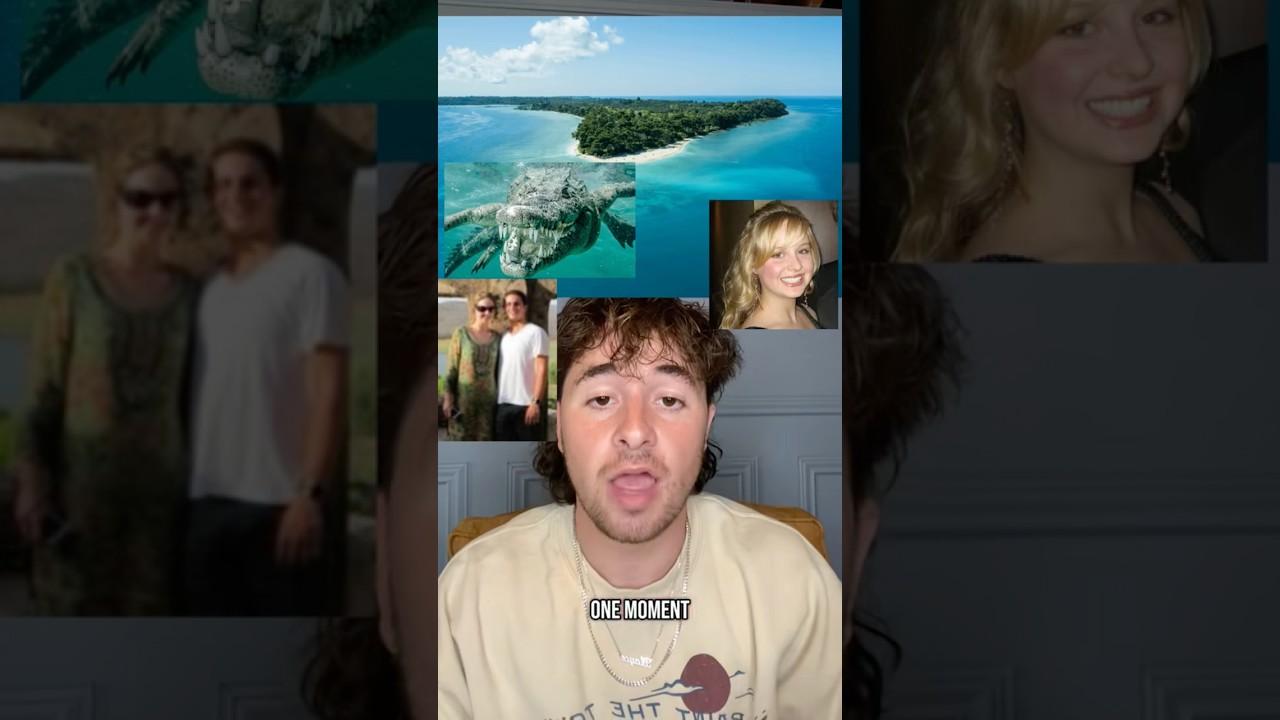 Couple is ATTACKED by salt water CROC🐊#shorts #short #tiktokshorts