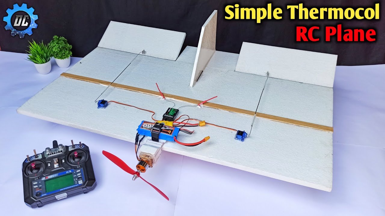 How to make RC Plane at home | How to make rc plane with thermocol
