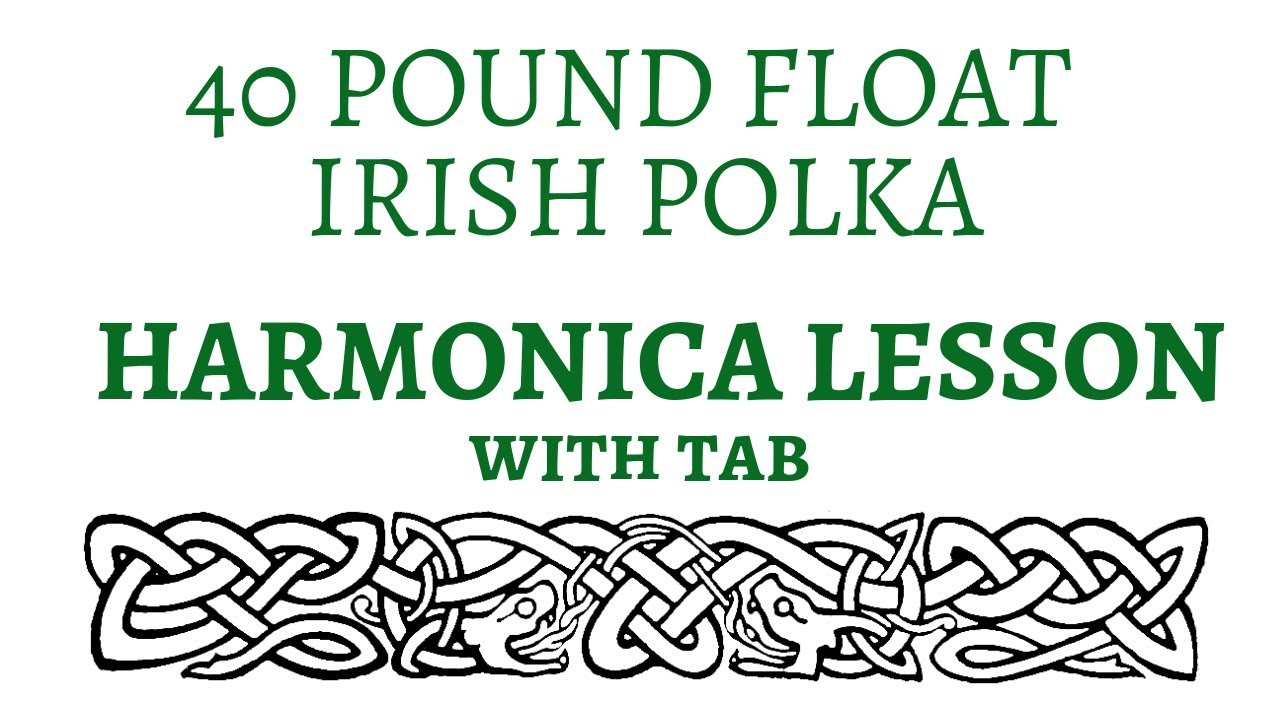 40 Pound Float Polka, Irish Harmonica Lesson with Tab