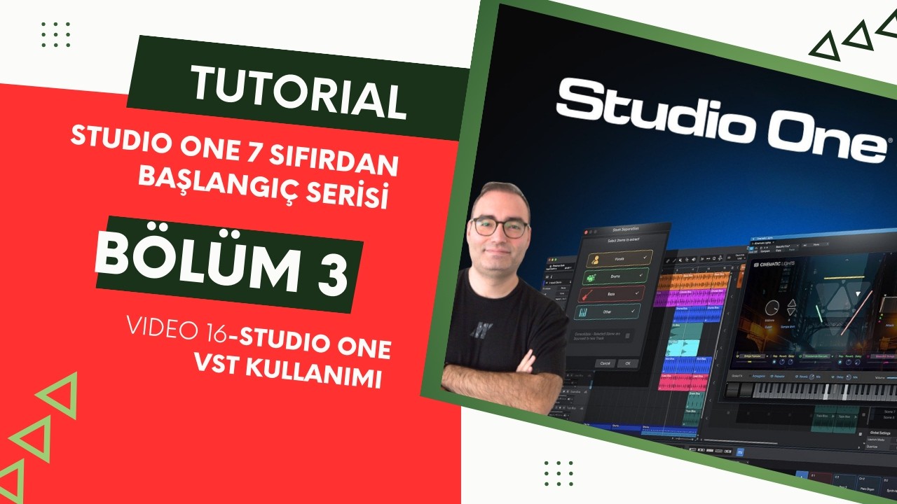 Studio One 7 Eğitim Serisi- B3V16-Studio One Vst kullanımı.