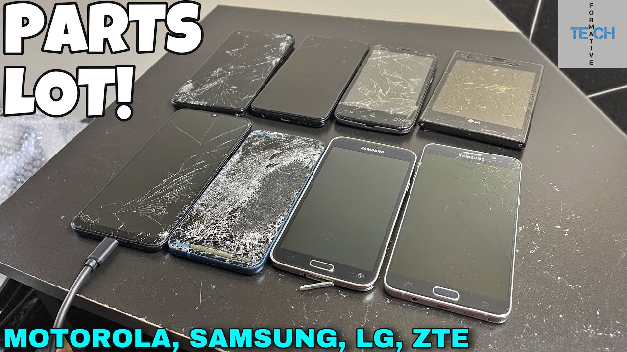$36 Broken Phone Lot + I Eat A Ghost Pepper Cause I Am An Idiot