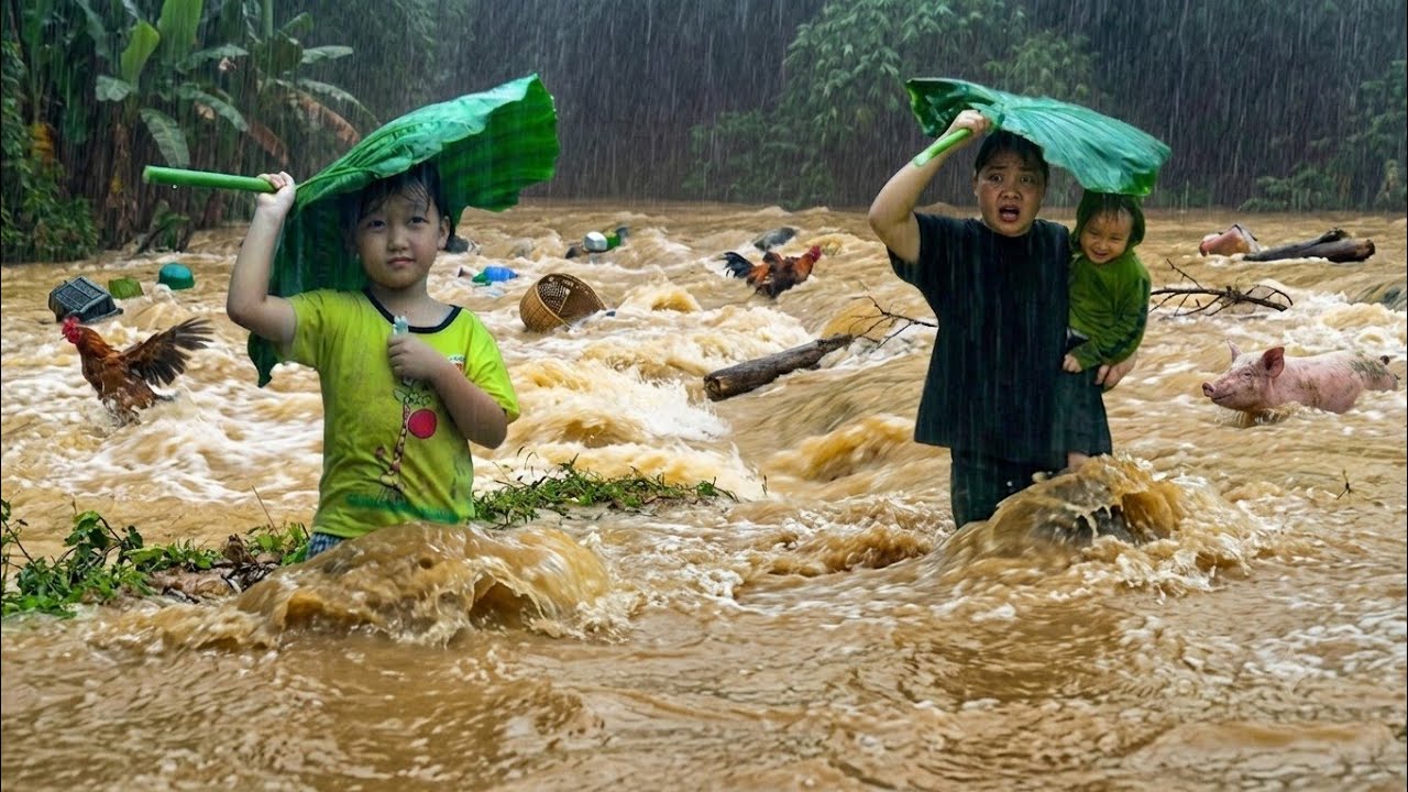 During the heavy storm: Where did the little girl go? Will Tieu Dinh be able to find her again?