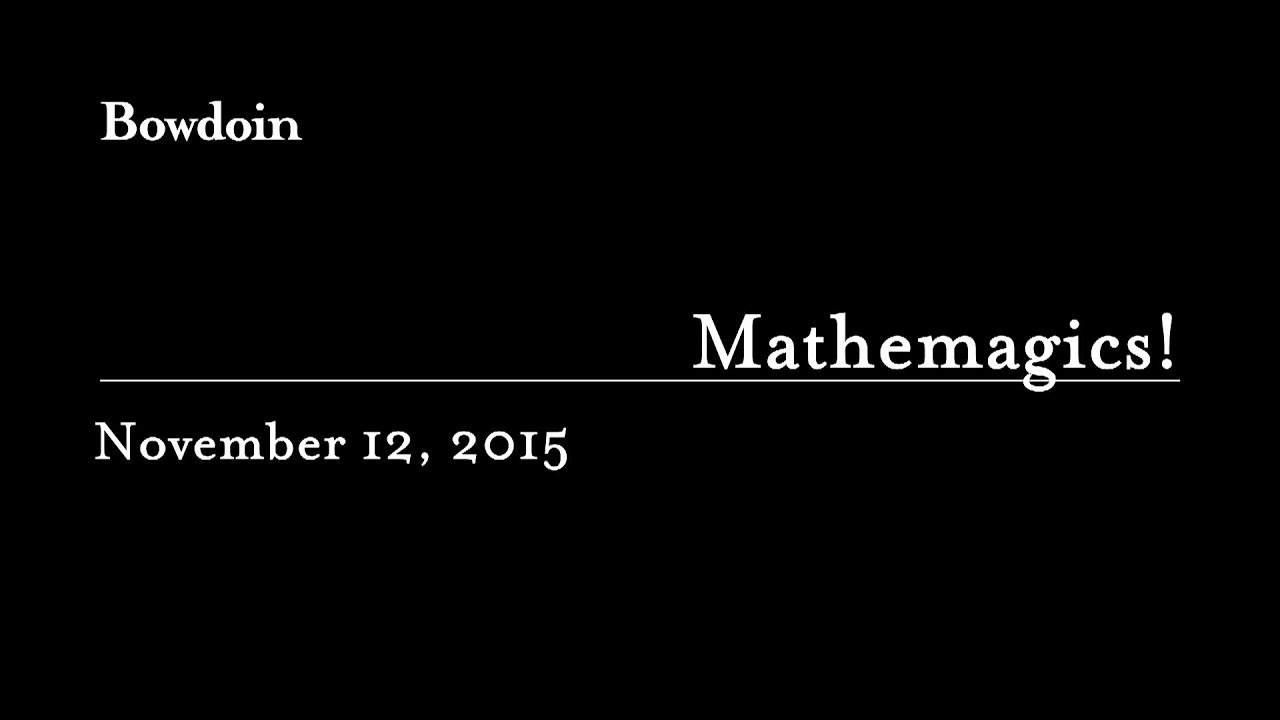 Performance: Arthur Benjamin's 'Mathemagics!'