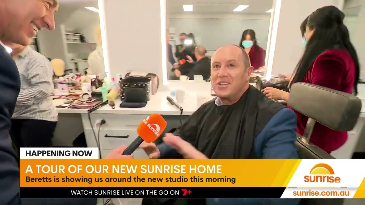 SUNRISE  MORNING SHOW NEW STUDIO SET TOUR