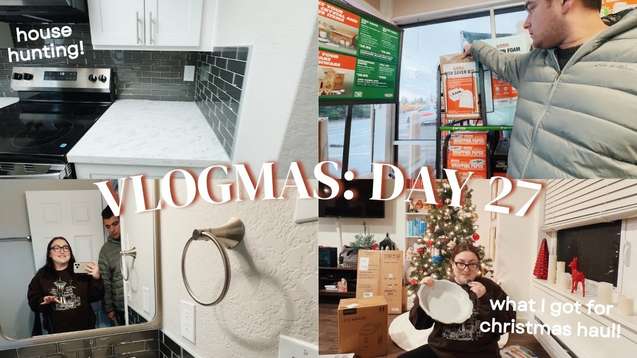 Finding Our Perfect New Home & What I Got for Christmas Haul! | VLOGMAS DAY 27