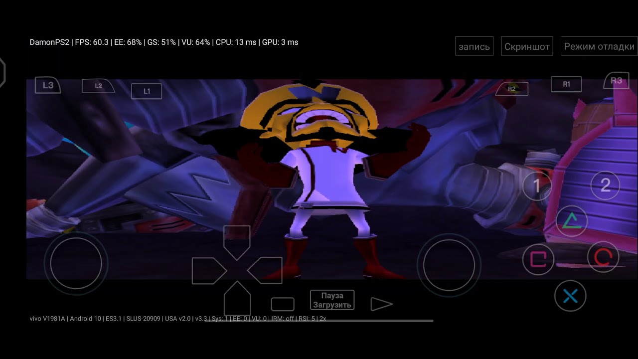Crash TwinSanity, DamonPS2 emulator android, Snapdragon 865, iqoo neo 3 gaming test.