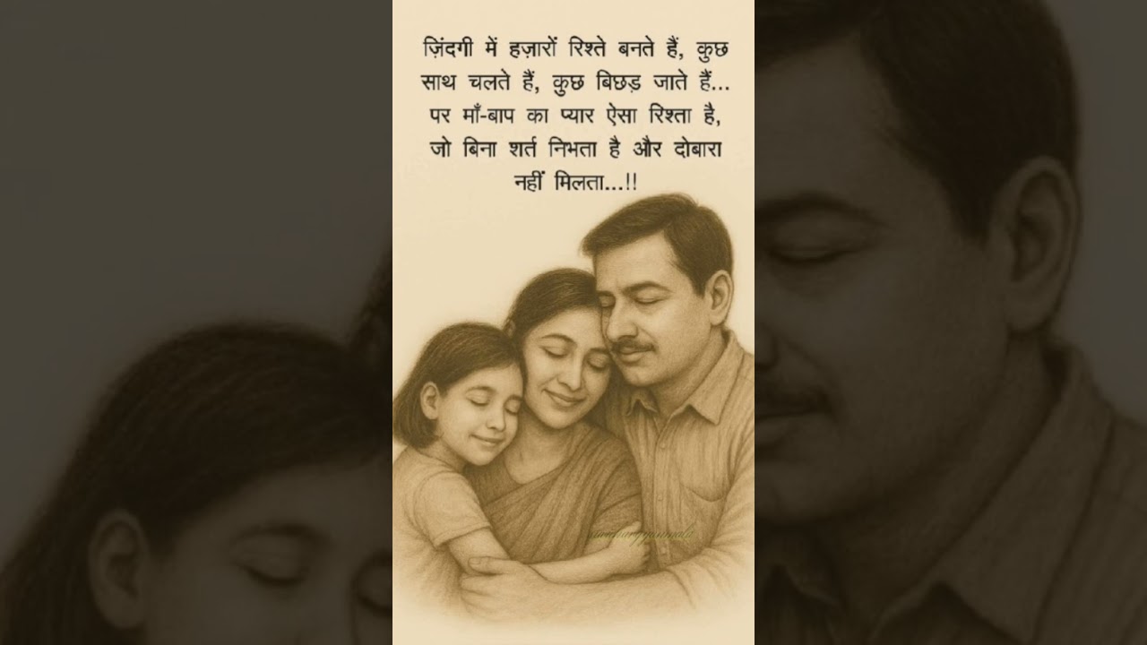 माँ बाप का प्यार बिना शर्त के निभता है ❤ #suvichargyanmala #anmolthoughts #shorts #viral
