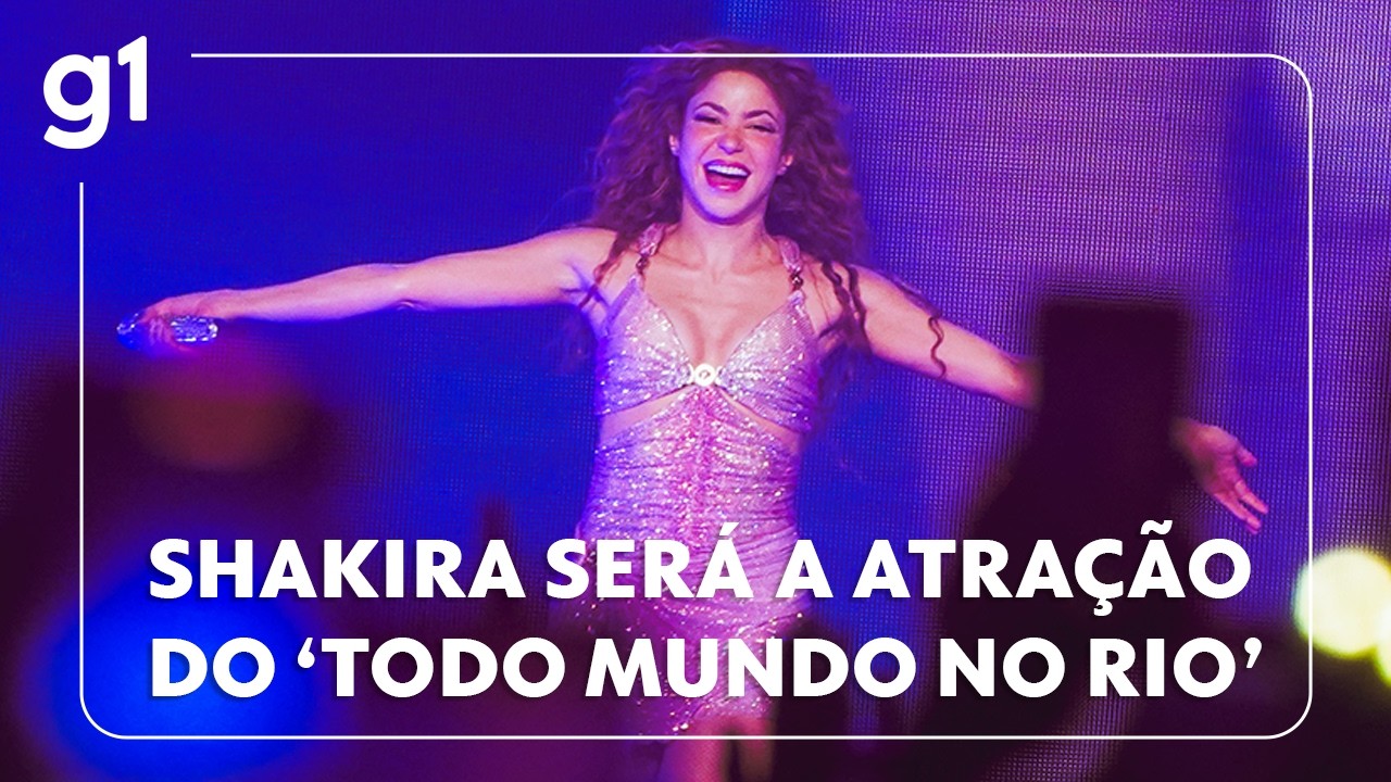 Shakira será a atração do 'Todo Mundo no Rio', na Praia de Copacabana