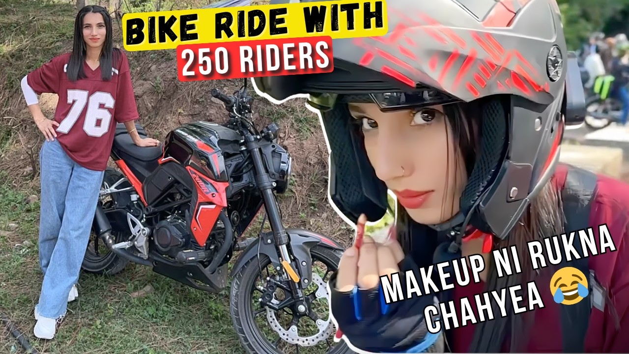 Islamabad Bike Riders | Murree Bike Tour Madness! 300 Riders, Free Lunch & Female Biker Surprise