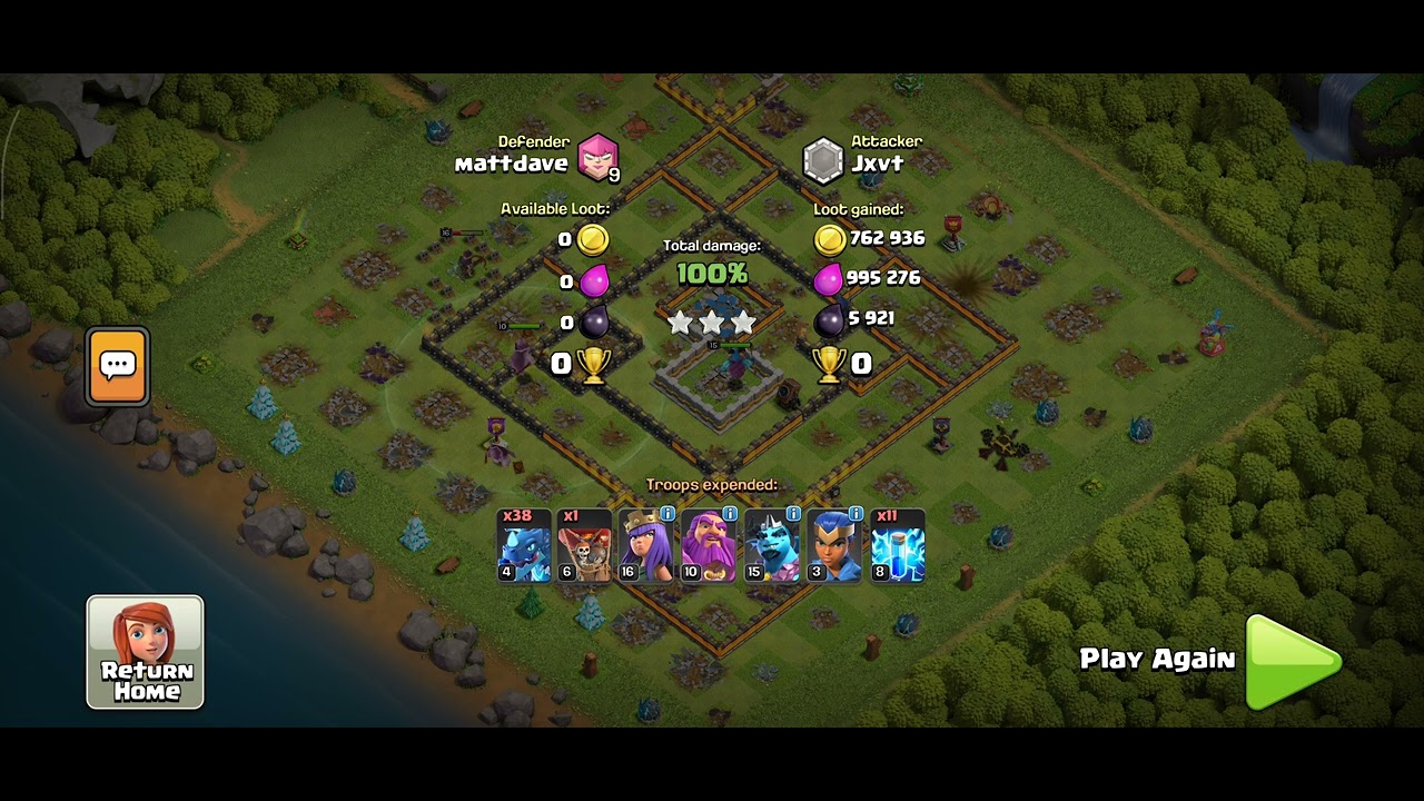 38 Electro Dragon with level 9 Camp??? #CocHacker