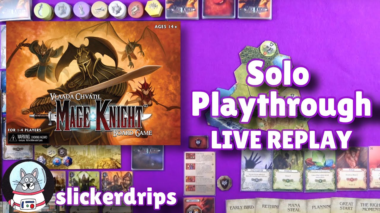 Mage Knight - Solo Playthrough (First Reconnaissance)