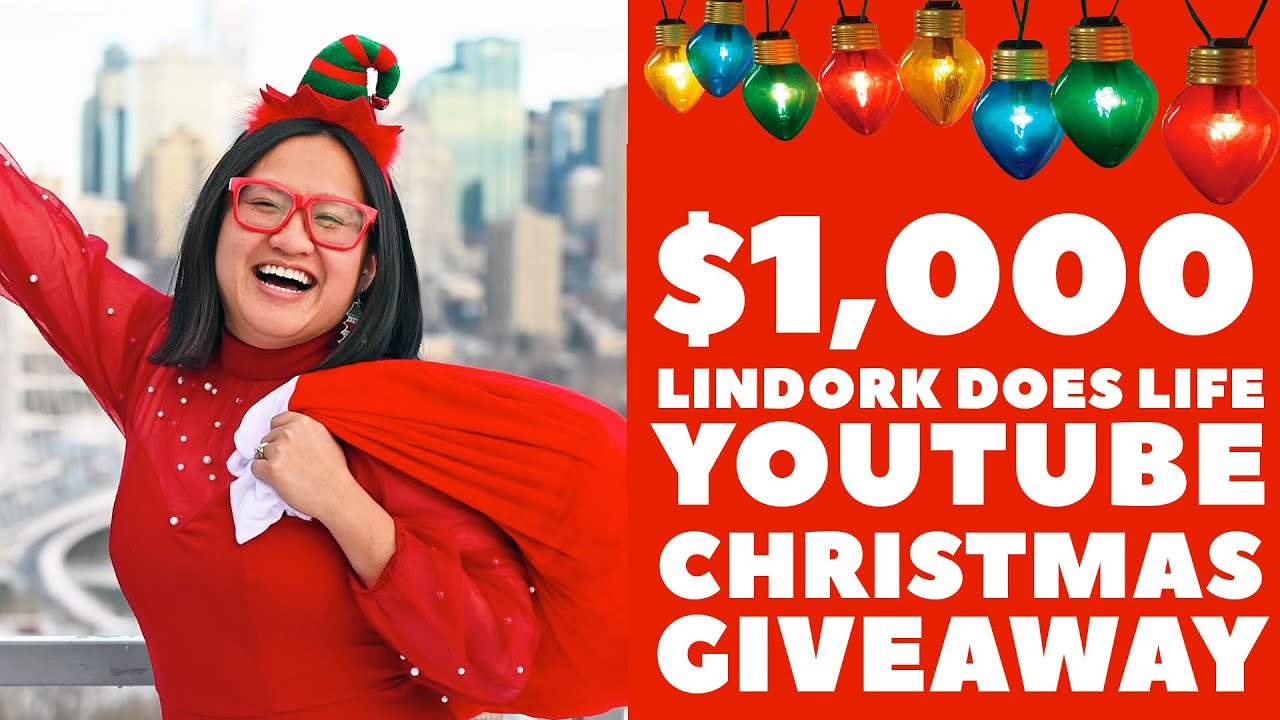 $1,000 YouTube Christmas Giveaway! - Ep. 11 - Lindork Does Life