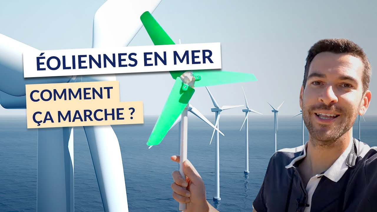 Je visite un parc d'ÉOLIENNES EN MER sur la côte atlantique | EN AVANT