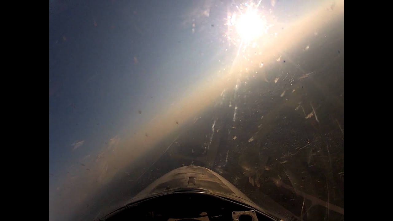 полеты на Л-29 над точкой