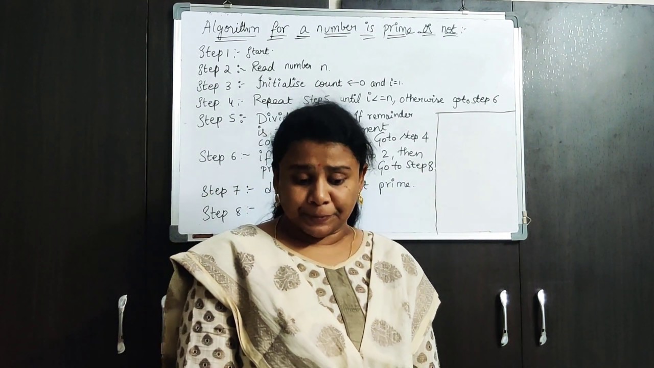 Algorithms:Whether a given number is prime or not - Lecture 2