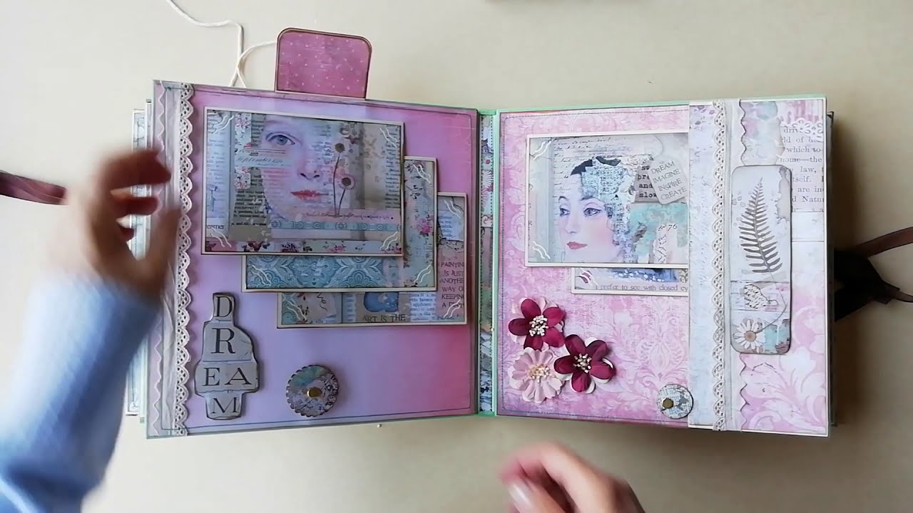 Álbum de scrapbooking Dreams de Stamperia