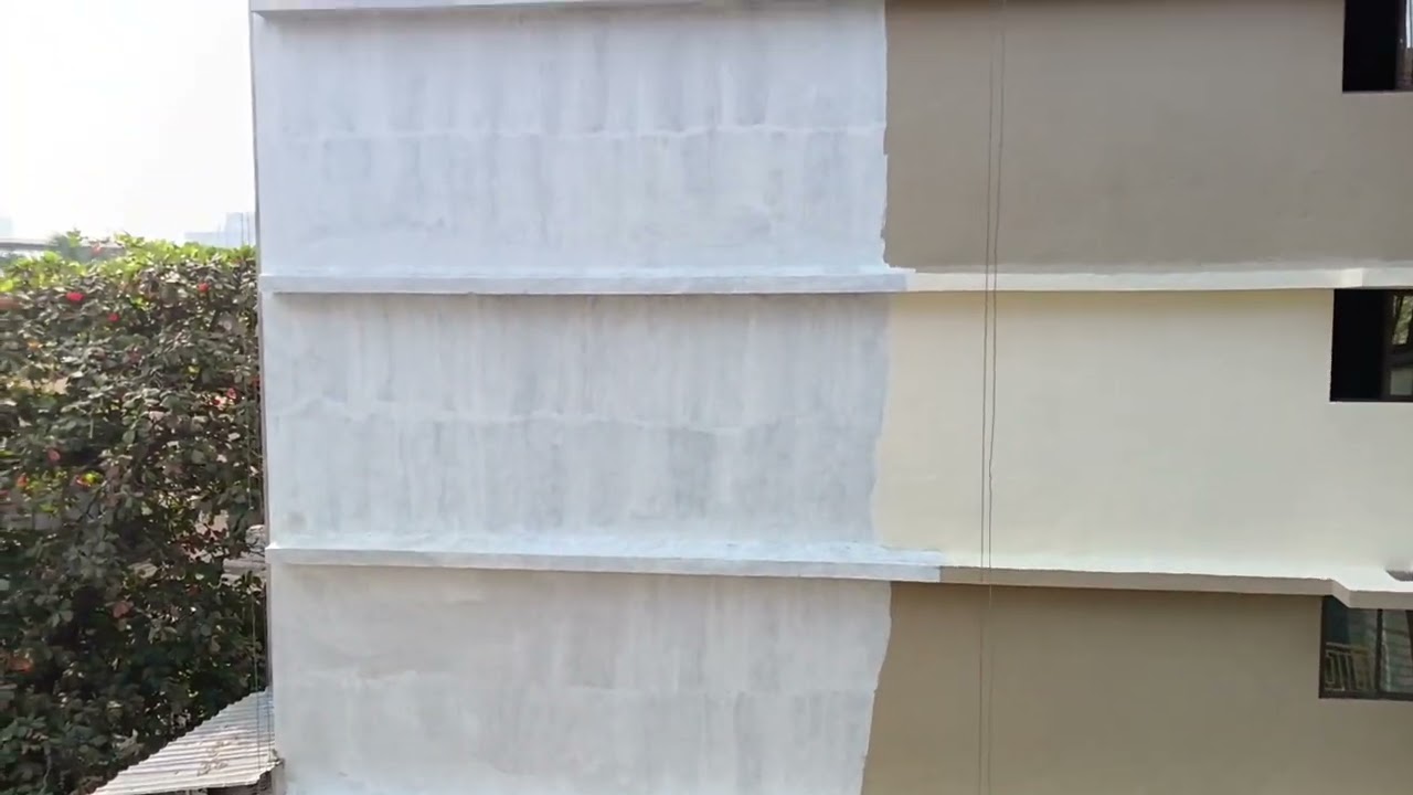 Dekho building me white wash kyo hota kis liye kerte hai #civilengineering 