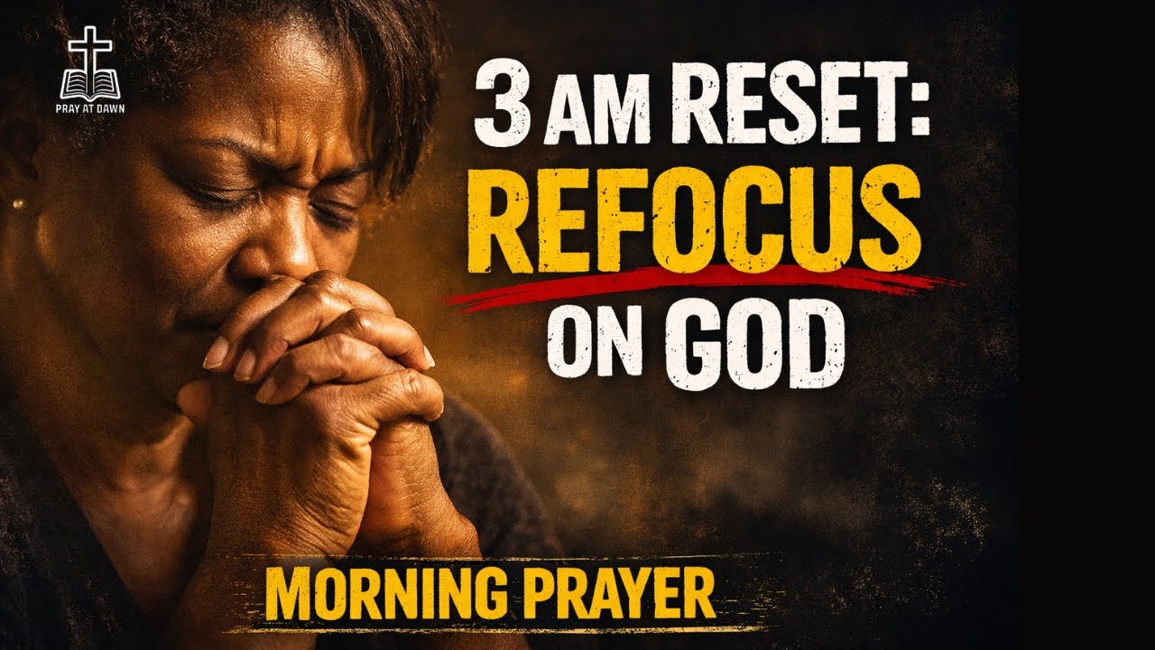 3AM Reset Prayer to Tear Down Idols and Refocus on God | Deep Morning Prayer
