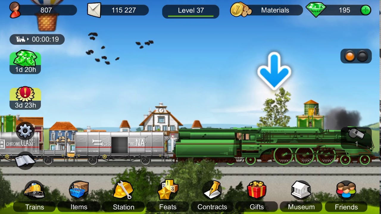 TrainStation The game on rails. Leveling up to Level 38!
