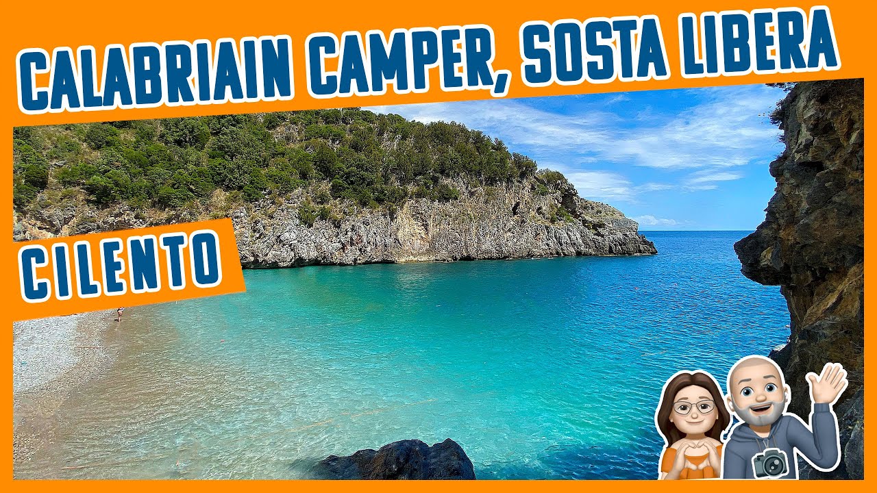 CILENTO in Camper in Sosta Libera Gratuita  🏖