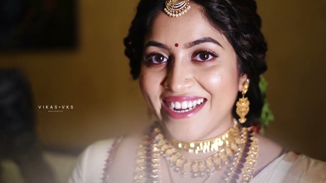 Kerala Premium  Wedding  Bridal Makeup Malayalam | Vikas Vks Makeup Artist