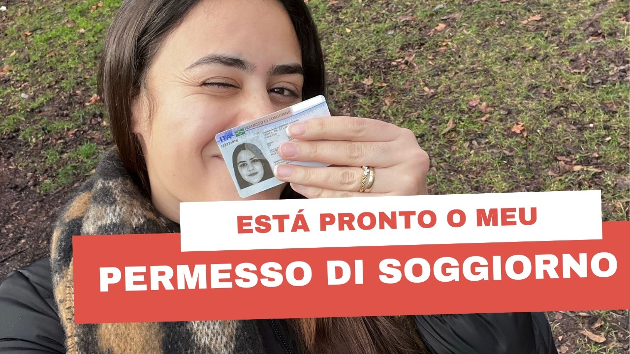 Finalmente saiu meu permesso di soggiorno 🇮🇹