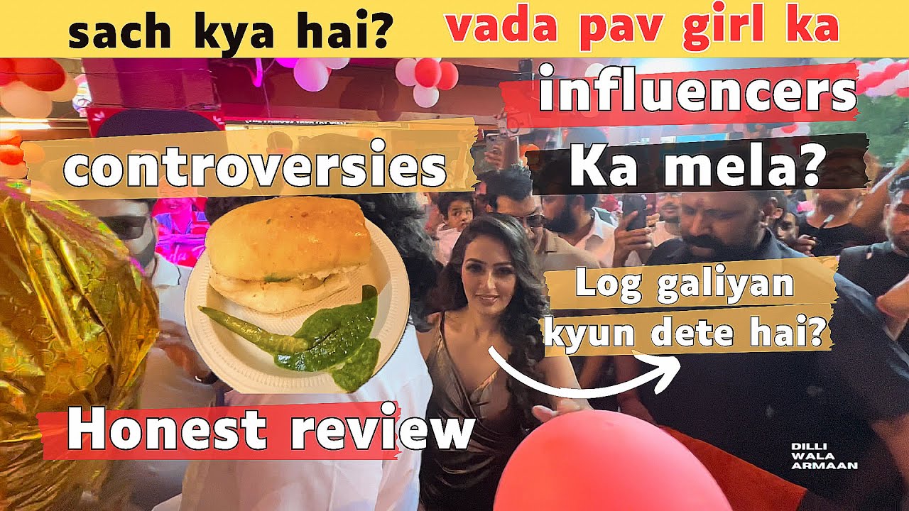 Vada Pav Girl | New Shop | Controversy #vadapavgirl