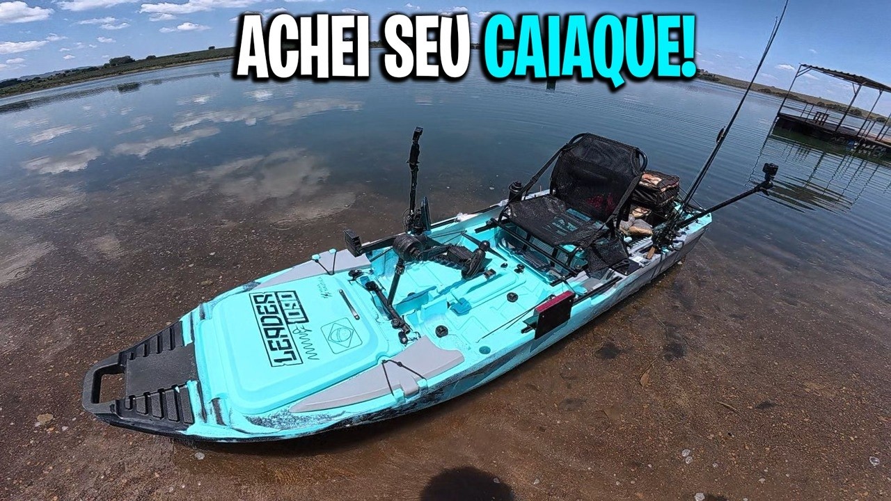 Testei o NOVO LEADER 1090 – O caiaque que surpreende até sem motor!