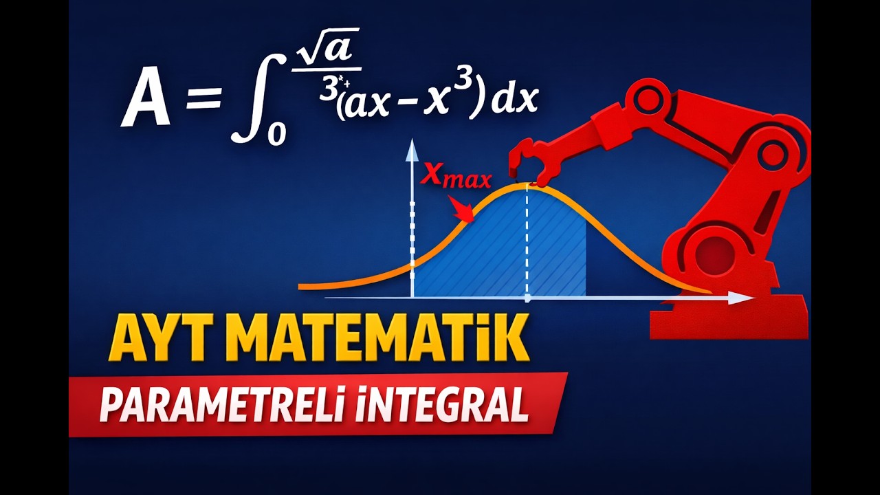 AYT Matematik | Robot Kolu Problemi (Parametreli) | İntegral - Türevin Yorumu