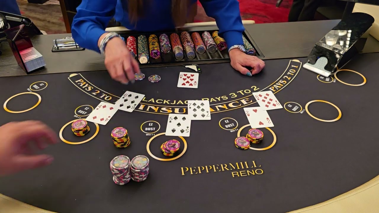 $50,000 Buy In On High Limit Black Jack Table