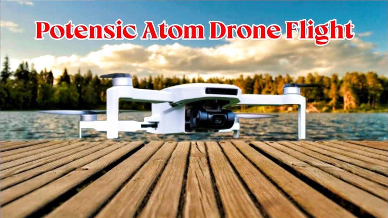 Future car show test flight. Potensic Atom Drone. 