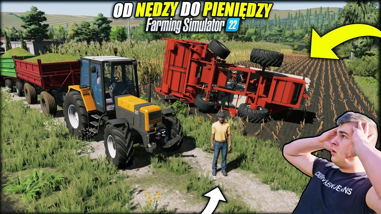 PIJANY KOMBAJNISTA ROMAN WYWRÓCIŁ SIECZKARNIĘ😂😱AŻ 3 PRZYCZEPY NA RAZ - OPOROWA KISZONKA 🔥O-N-D-P🔥 31