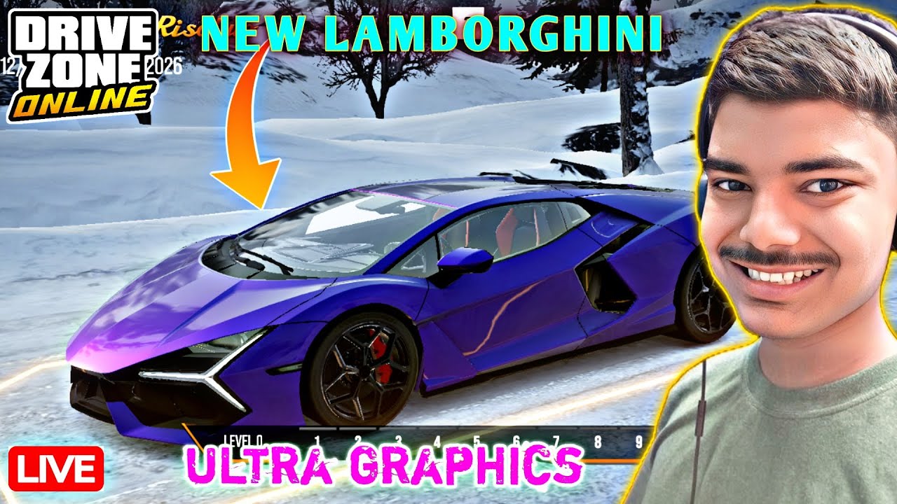 NEW ( LAMBORGHINI ) DRIVE ZONE ONLINE : in Live Stream || WITH ULTRA GRAPHICS is rohitlive