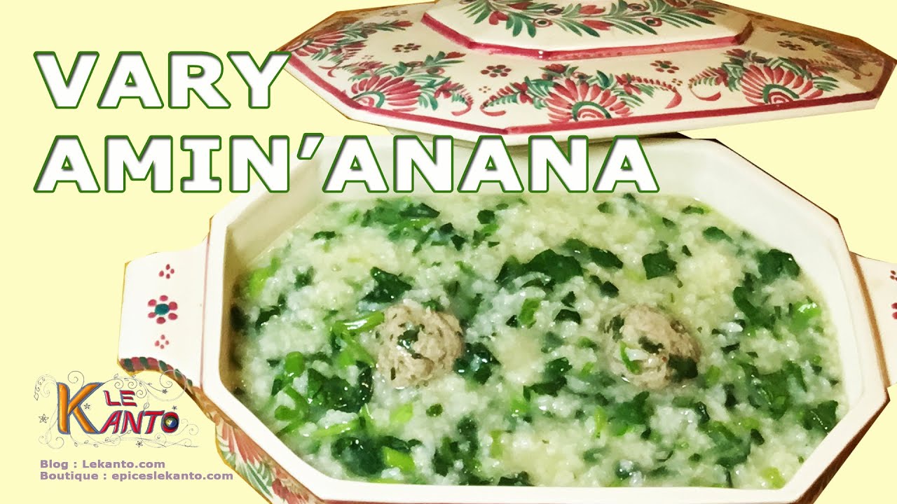 Vary Amin'anana | Recette Malgache de| Soupe au riz