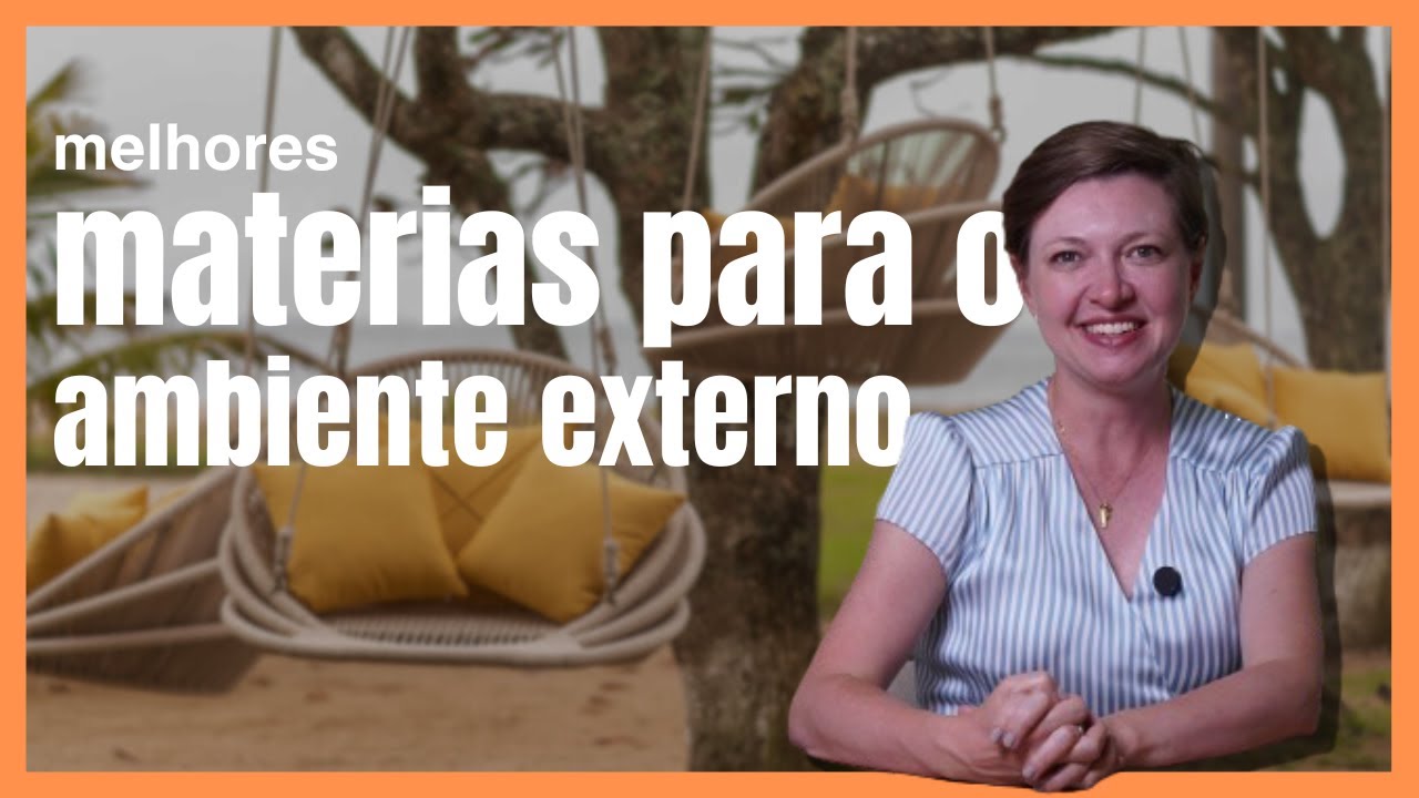 Melhores materiais para mobiliário externo - mobília de jardim