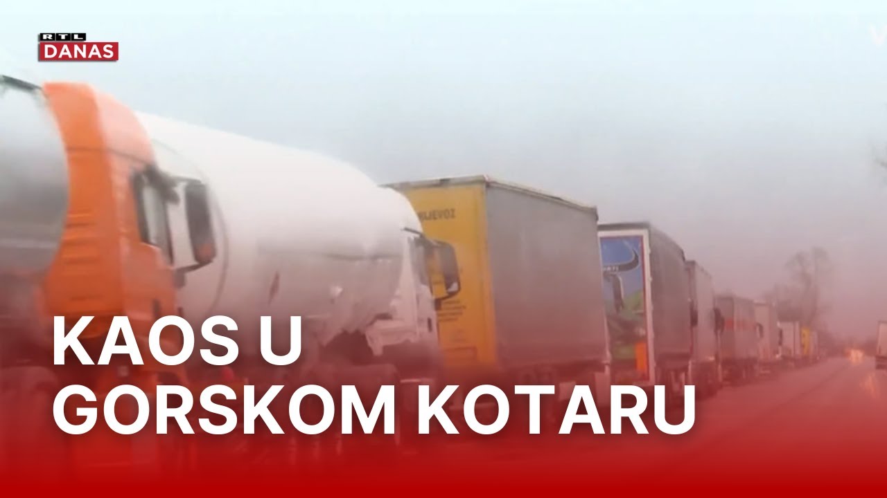 Snijeg izazvao probleme u prometu: 'Vozači tegljača nisu poštovali zimske uvjete' | RTL Danas