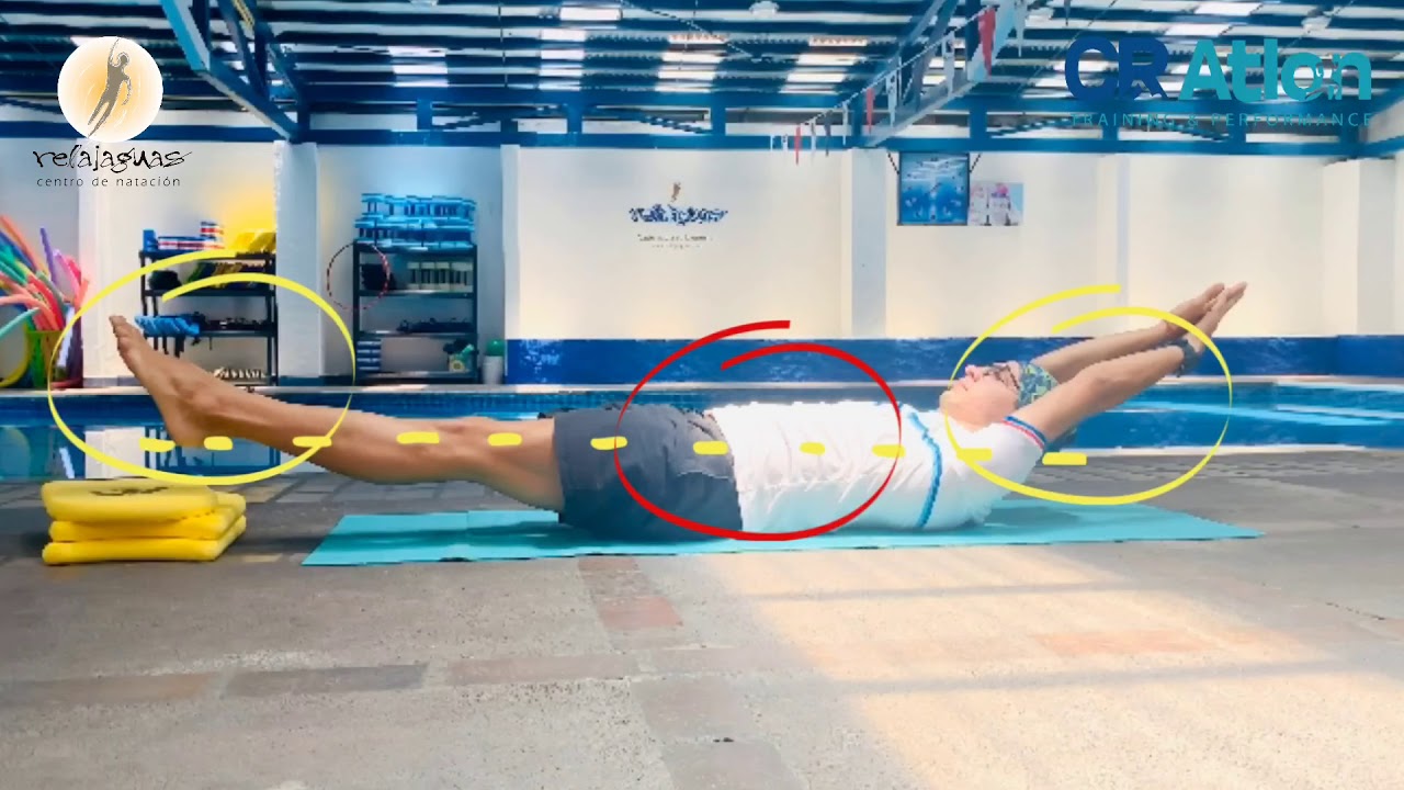 Ejercicios de Natación en casa