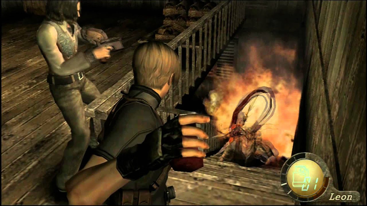Resident Evil 4 HD Cabin Fight Chapter 2-2 (Normal)