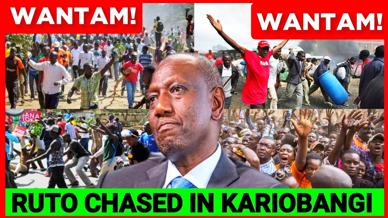 AIBU KUBWA! WANTAM! Ruto Chased & Heckled in Kariobangi Nairobi Today After he said this