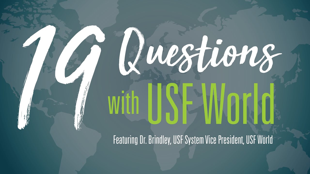 19 Questions with USF World: Dr. Brindley