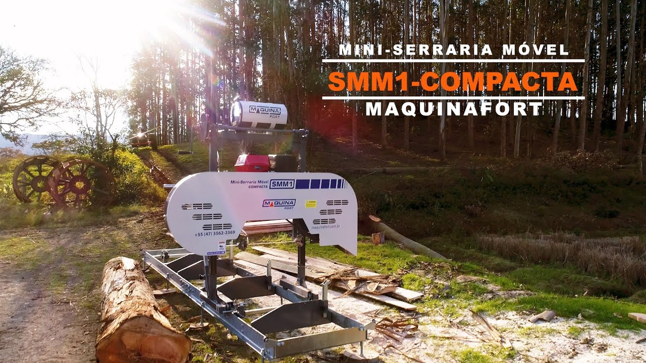 MINI SERRARIA MÓVEL SMM1 COMPACTA