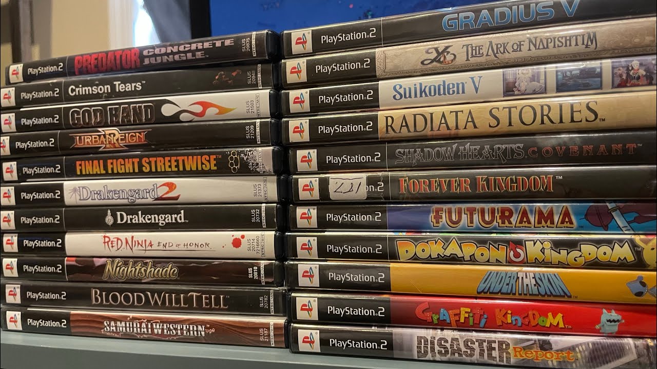 My 2023 PlayStation 2 Collection - Top 50 Games - Rare Games Being Sold